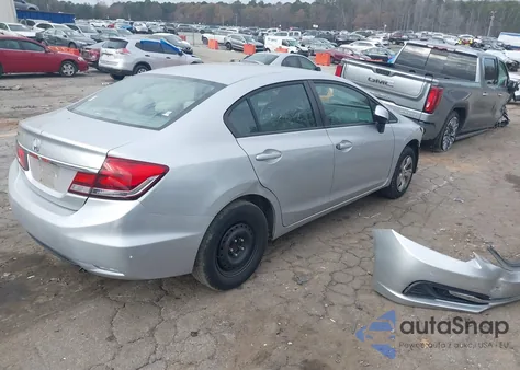 2013 Honda Civic Lx из США, поврежденный, VIN 19XFB2F50DE240164